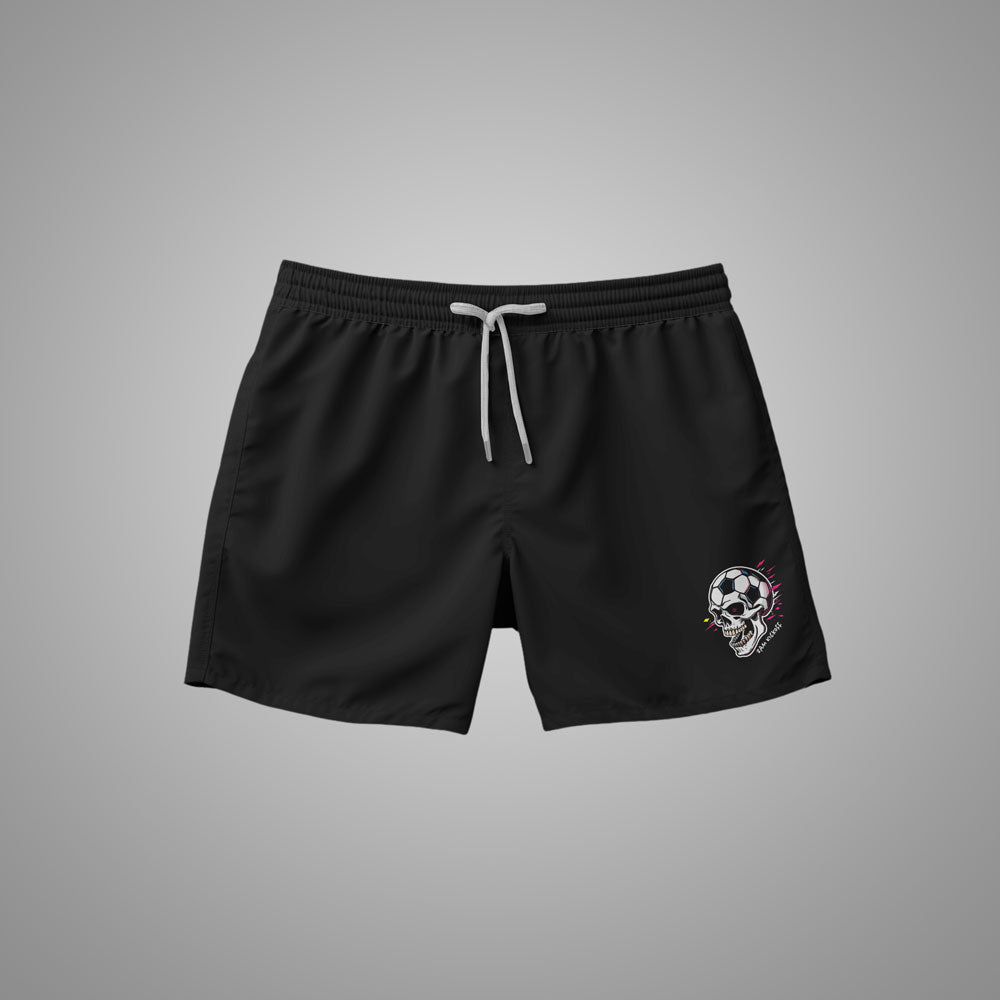 Skull Hybrid Beach / Gym Soccer Shorts