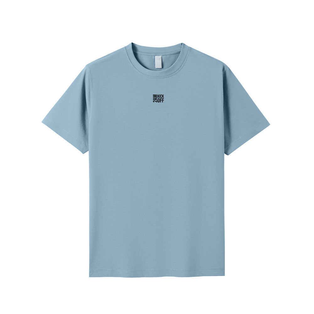 2AM Square Logo Tee - Seafoam Blue
