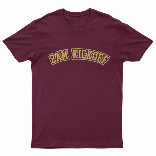 Maroon / Gold Retro Varsity Tee