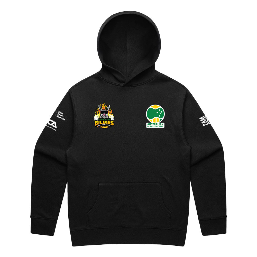 Black Hoodie - Australian Blind Football - Vision Beyond Sight