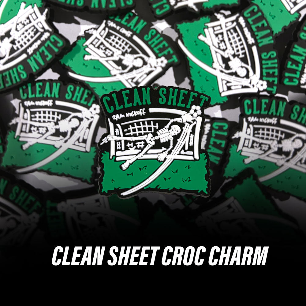Clean Sheet Soccer Croc Charm