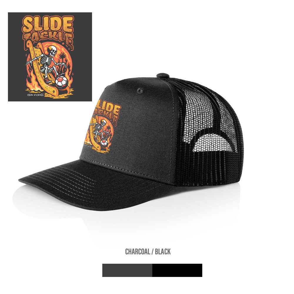 Slide Tackle - Contrast Trucker Cap - Charcoal / Black