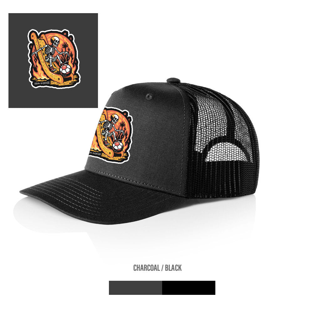 Slide Tackle - Contrast Trucker Cap - Charcoal / Black