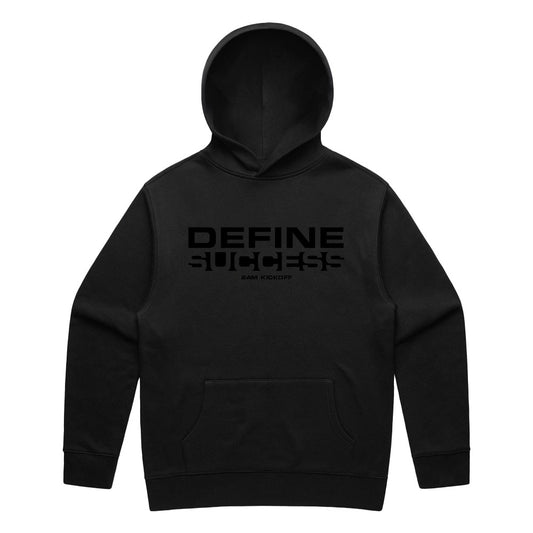 Define Success Hoodie - Black on Black