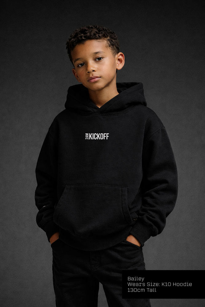 Football Brain Soccer Hoodie - Black