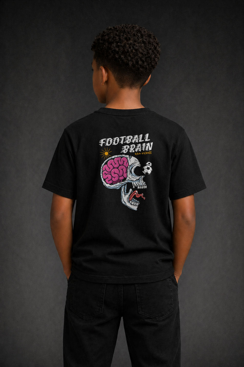 Football Brain - Kids Tee - UK