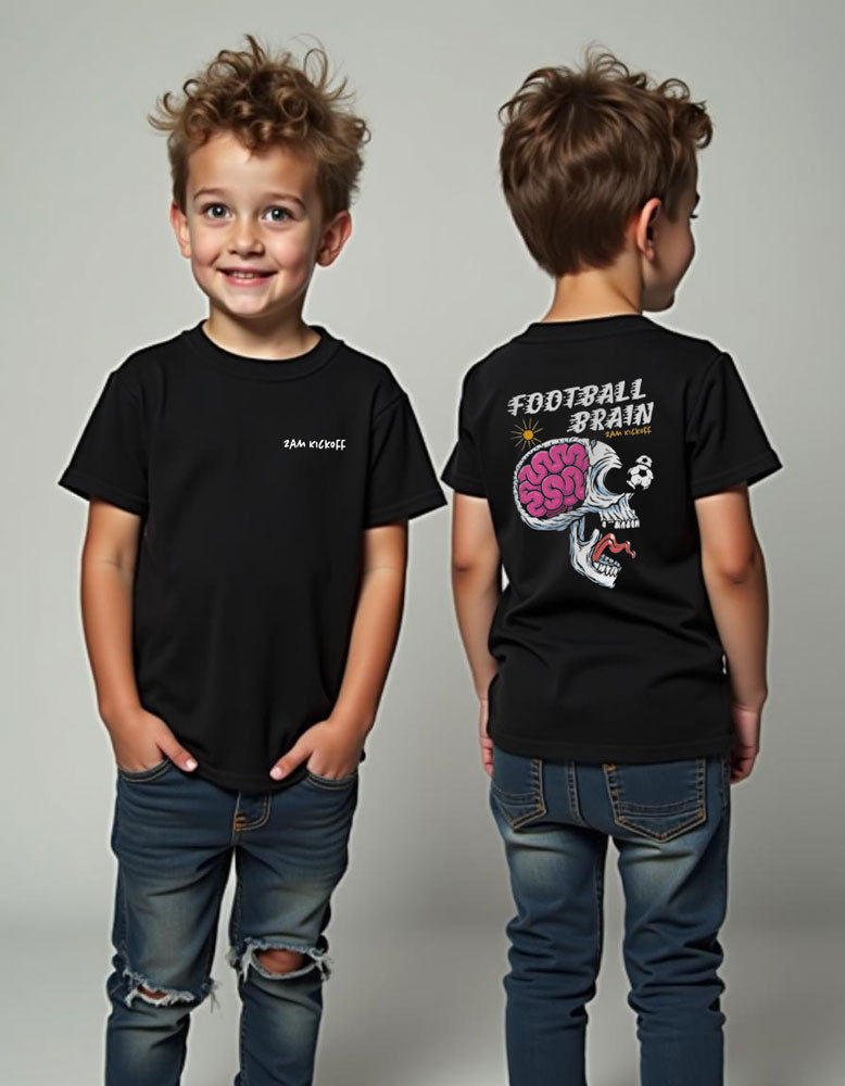 Football Brain - Kids Tee - UK