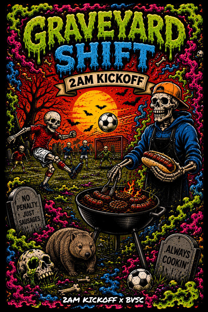 Graveyard Shift - BVSC x 2AM Kickoff T-shirt
