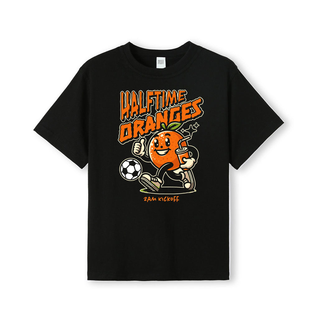 Halftime Oranges Soccer T-Shirt - Black
