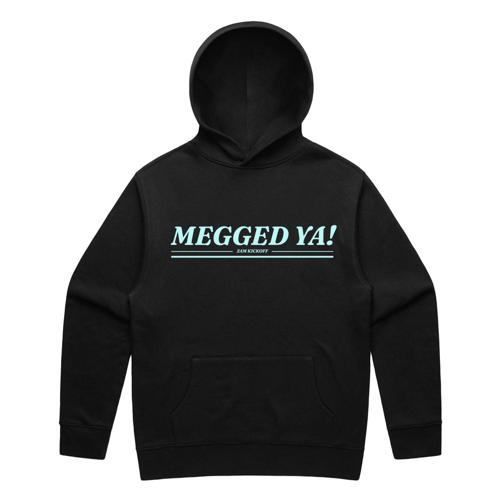 Megged Ya - Serif - Soccer Hoodie - Mint