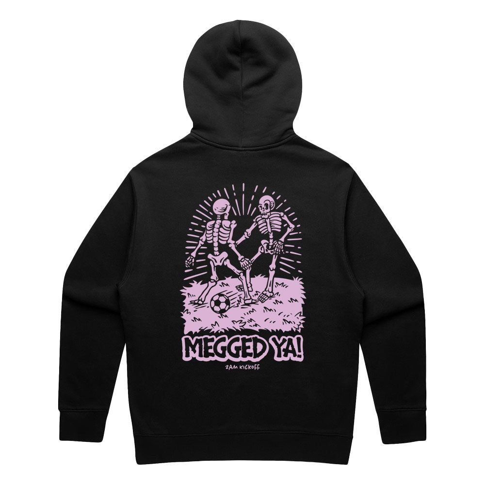 Megged Ya - Comic - Soccer Hoodie - Pink
