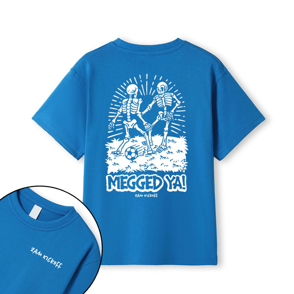 MEGGED YA! Soccer T-shirt - Azure