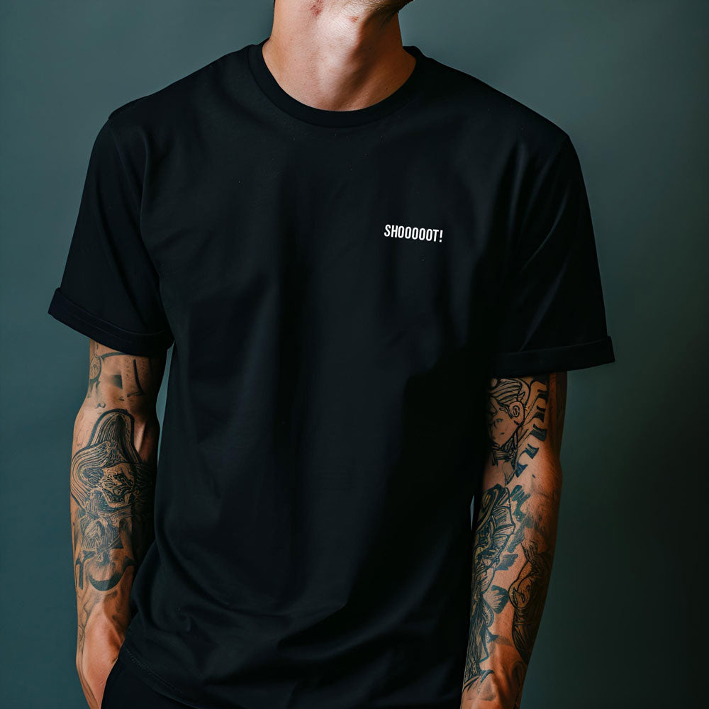 SHOOOOOT! - Minimalist Football Shirt