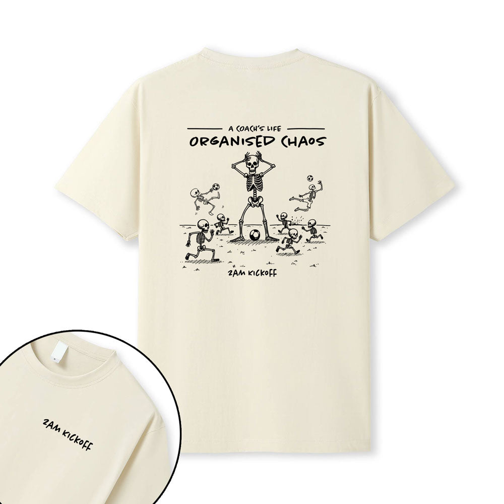 Organised Chaos - Coach T-shirt - Natural