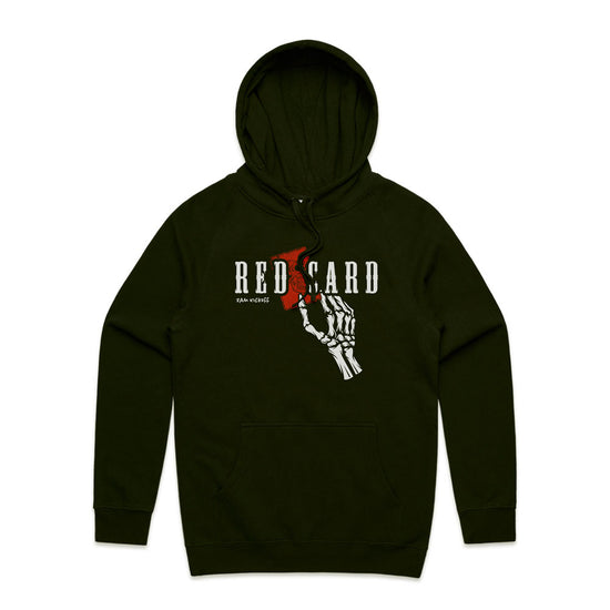 Red Card Soccer Hoodie - Black