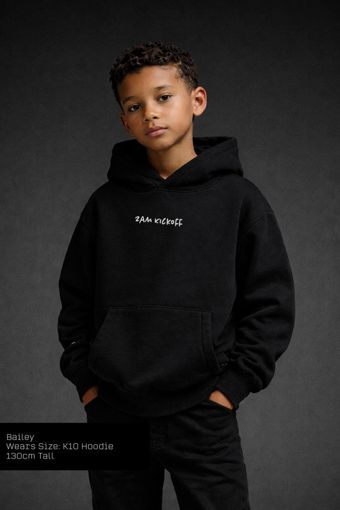 Slide Tackle Monster Soccer Hoodie - Black