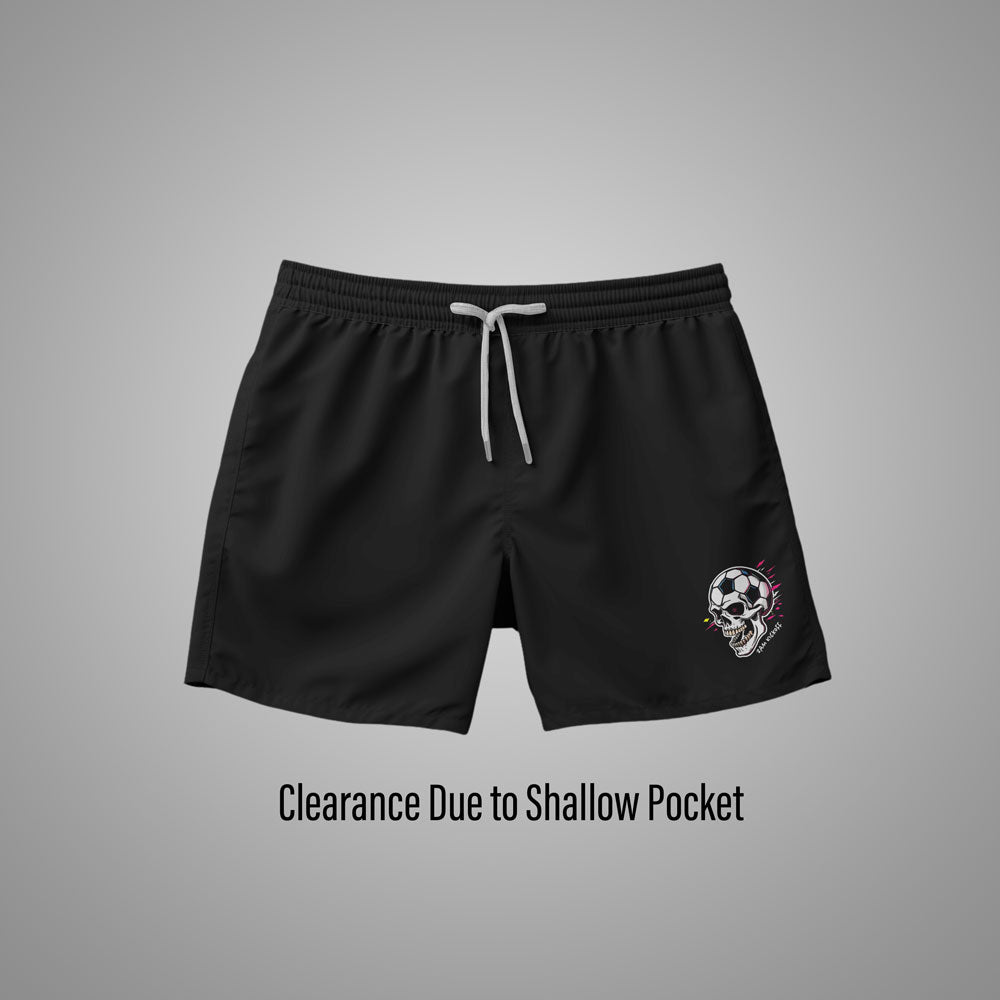 Skull Hybrid Beach / Gym Soccer Shorts - Clearance