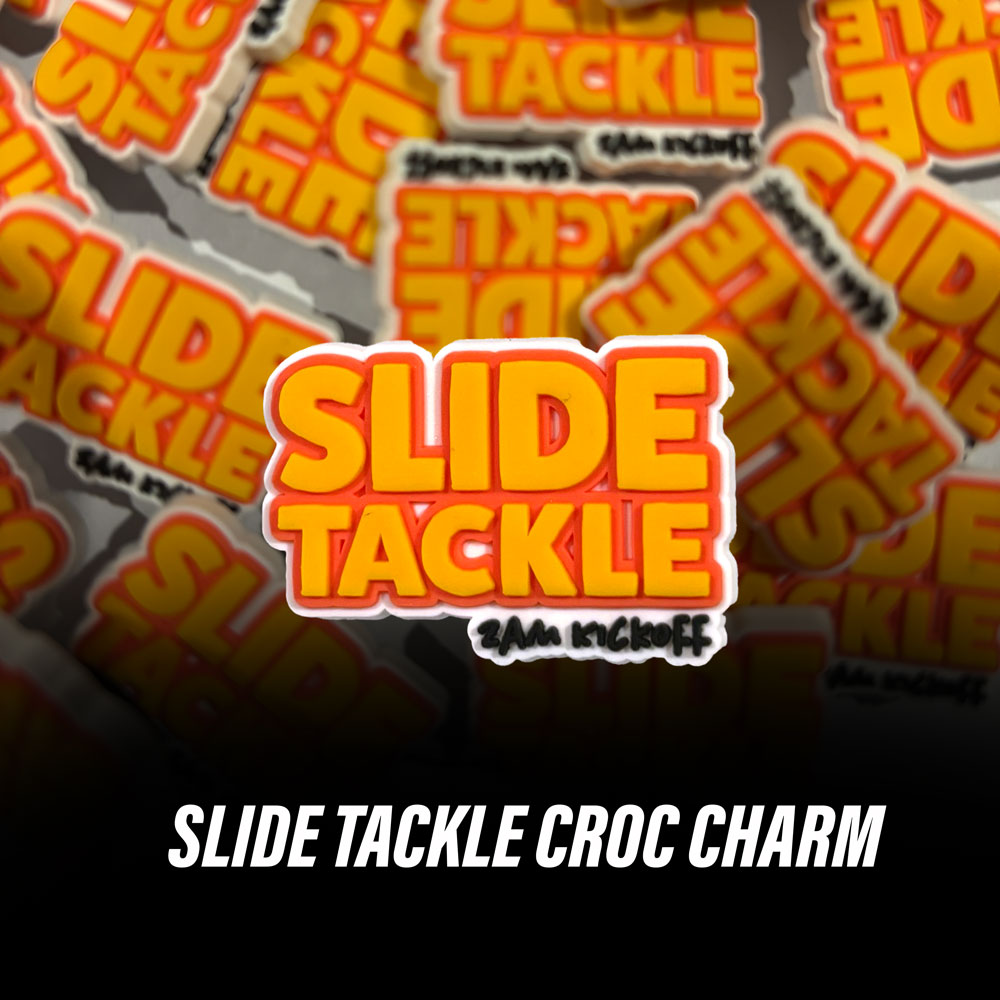 Slide Tackle Soccer Croc Charm