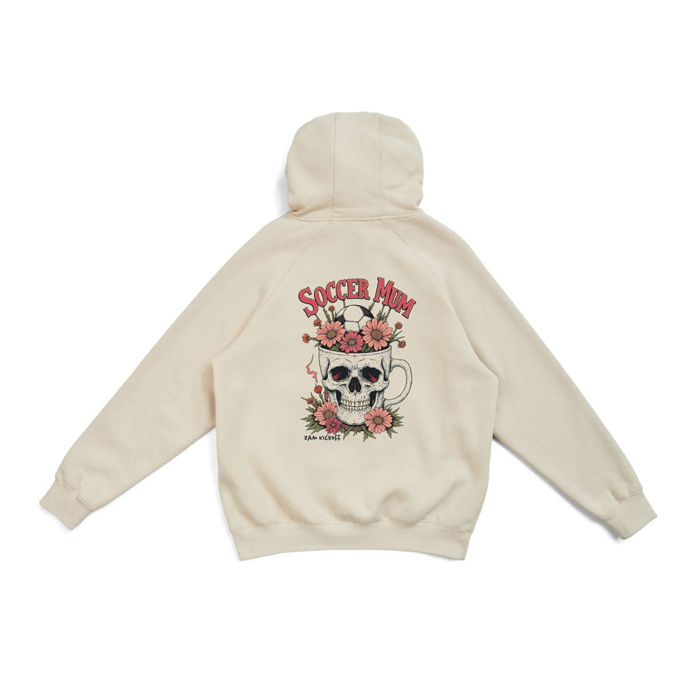 Soccer Mum - Skull Coffee Hoodie