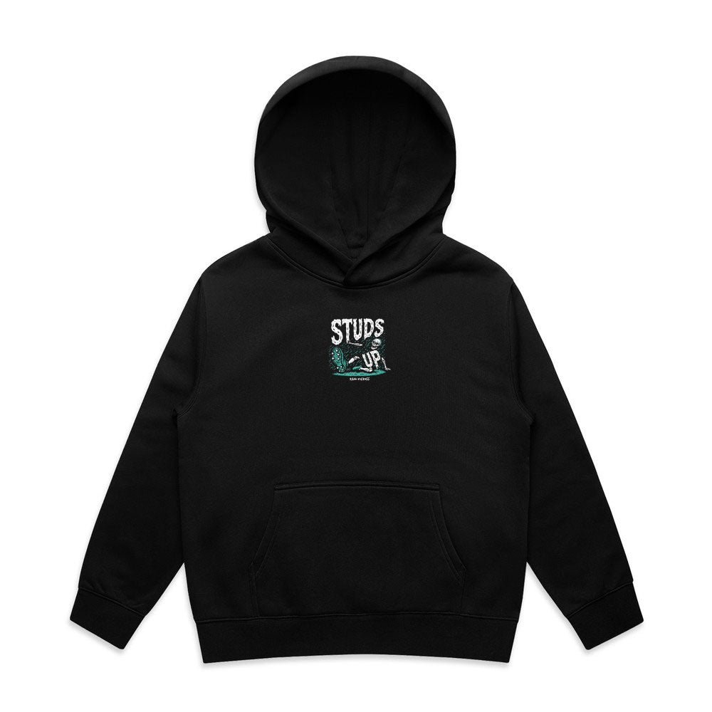 Studs Up Hoodie - Black