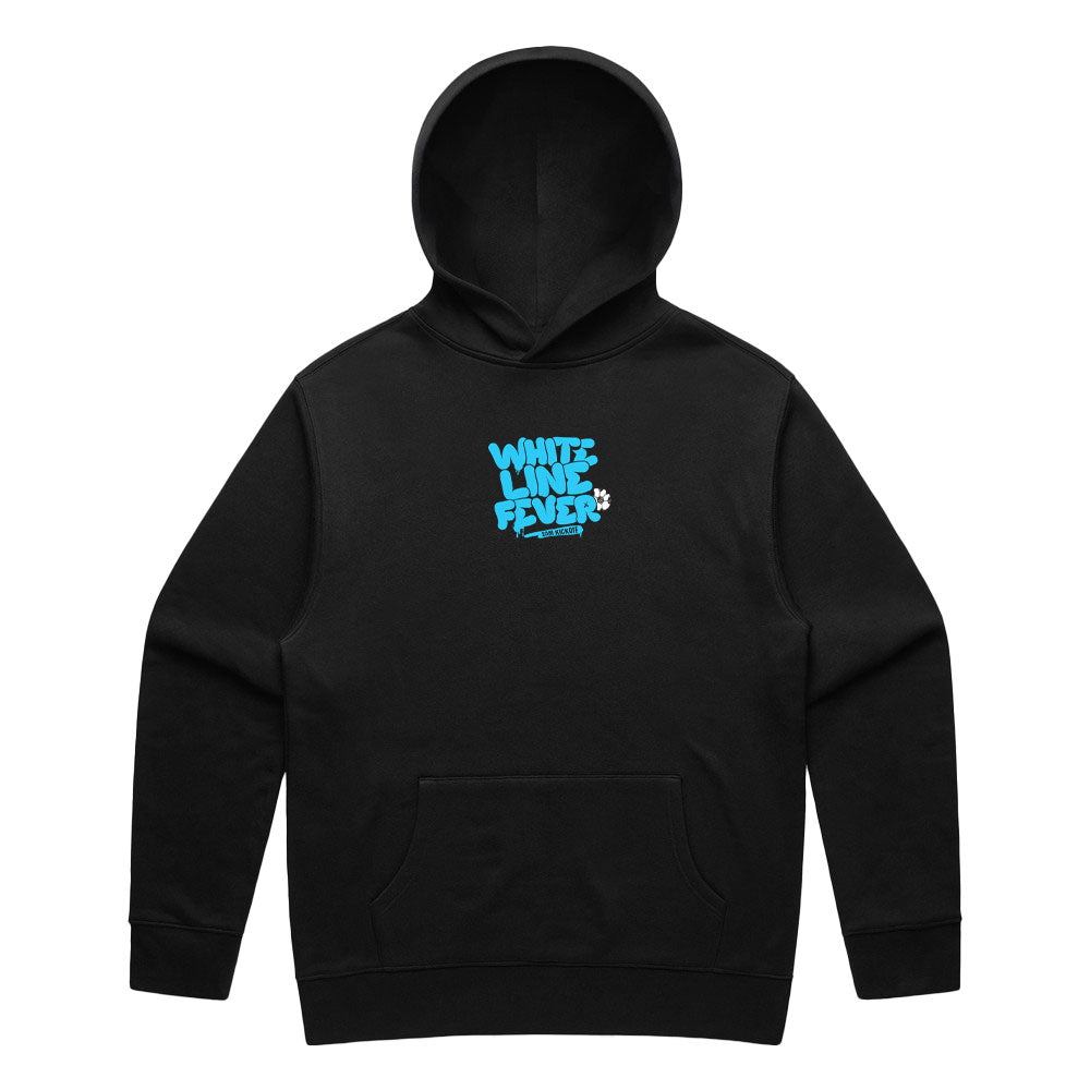 White Line Fever - Bubble - Hoodie - Black